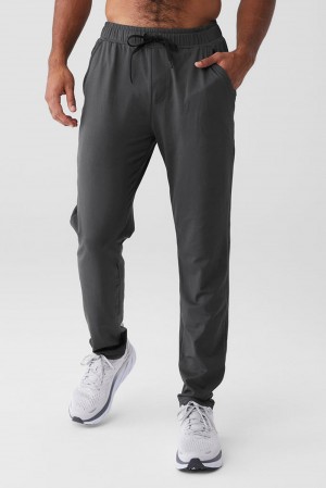 Anthracite Men Alo Yoga Conquer Pulse Pant | Australia 28709-VHTG