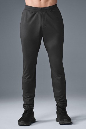 Anthracite Men Alo Yoga Conquer React Performance Pant | Australia 72034-ZDMY