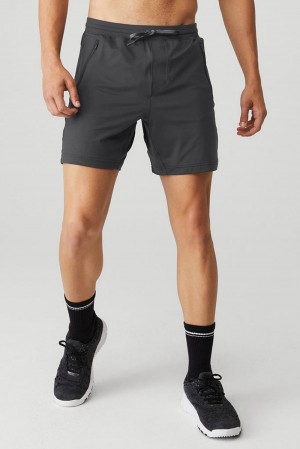 Anthracite Men Alo Yoga Conquer Reform Short | Australia 71542-CETF