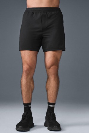 Black Men Alo Yoga 7" Conquer React Performance Short | Australia 07258-WQJT