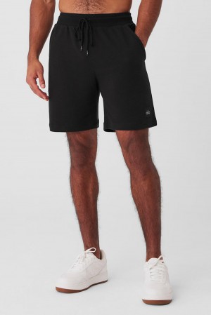 Black Men Alo Yoga 7" Micro Waffle Fast Break Short | Australia 84295-JYNR