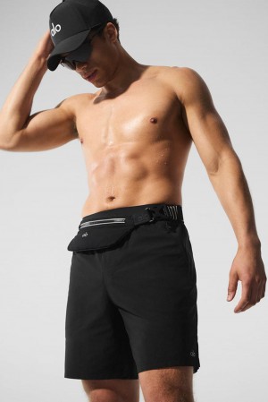 Black Men Alo Yoga 7" Repetition Short | Australia 30472-VLKU