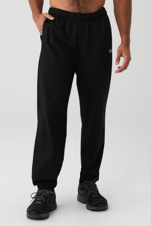Black Men Alo Yoga Accolade Sweatpant | Australia 94568-RITP