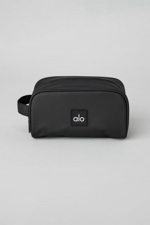 Black Men Alo Yoga All In Dopp Kit Toiletry Bags | Australia 06791-JPKH