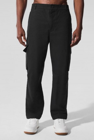 Black Men Alo Yoga Cargo Ripstop Pant | Australia 41507-IDZA