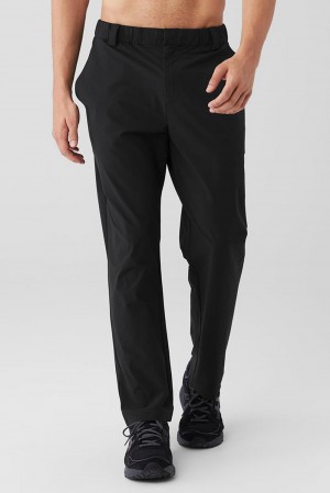 Black Men Alo Yoga Co-Op Cropped Tech Pant | Australia 41630-COQS