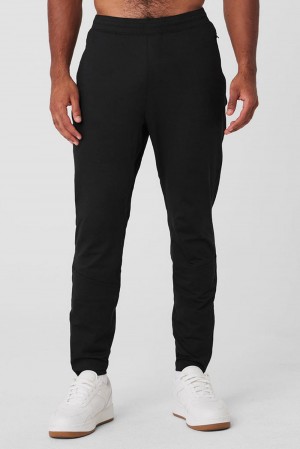 Black Men Alo Yoga Conquer React Performance Pant | Australia 03857-MDFT