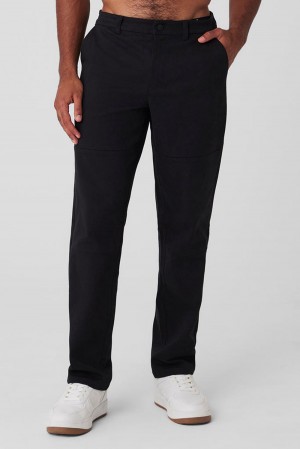 Black Men Alo Yoga Edition Sueded Pant | Australia 29504-EXIA