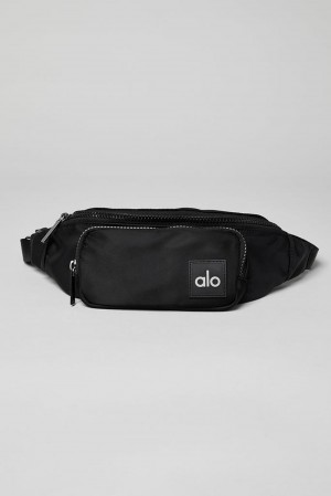 Black Men Alo Yoga Explorer Fanny Pack Bum Bags | Australia 72810-VLGB