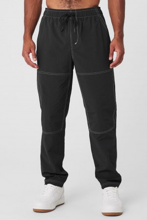 Black Men Alo Yoga Flight Pant | Australia 07198-EYFI