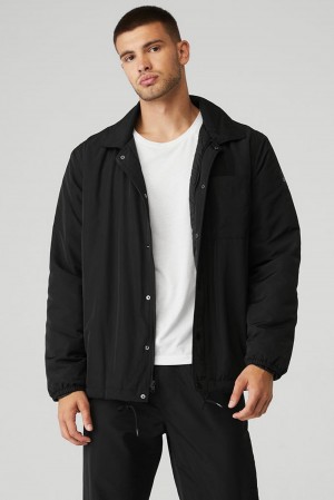 Black Men Alo Yoga Legend Jacket | Australia 80196-AKRV