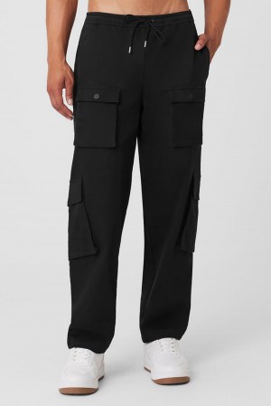 Black Men Alo Yoga Northstar Cargo Pant | Australia 13297-HBNK