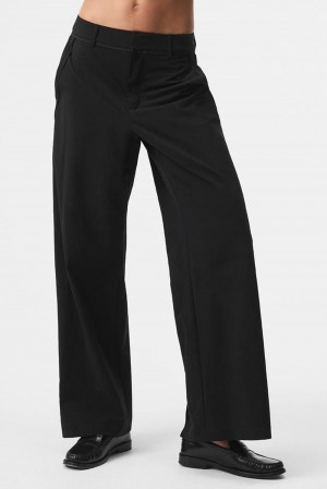 Black Women Alo Yoga All Out Pant | Australia 14680-SQVF