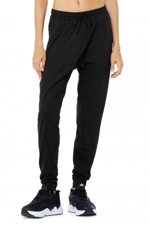 Black Women Alo Yoga Conquer Revitalize Pant | Australia 43016-YEQR
