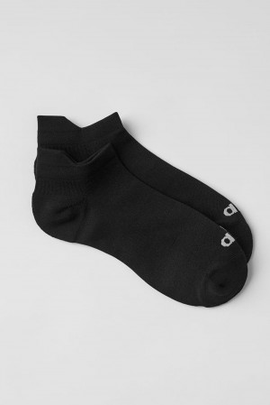 Black / Titanium Women Alo Yoga Unisex Performance Tab Sock | Australia 81946-KOQB