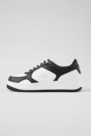 Black / White Women Alo Yoga Recovery Mode Sneaker | Australia 84615-TNGS