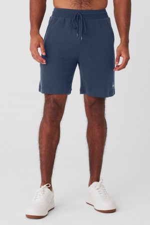 Bluestone Men Alo Yoga 7" Micro Waffle Fast Break Short | Australia 25960-YXLC