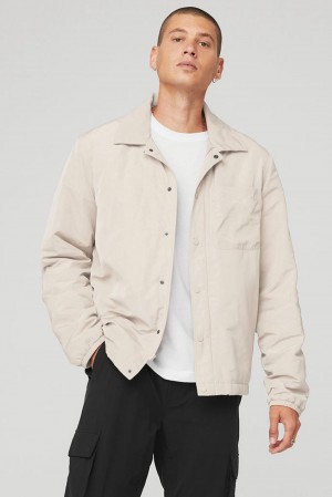 Bone Men Alo Yoga Legend Jacket | Australia 04718-DRYV