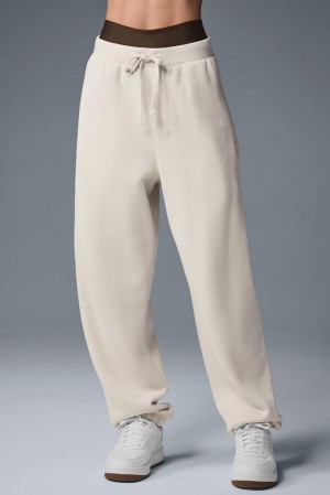 Bone Women Alo Yoga Triumph Restore Sweatpant | Australia 96301-HSYF