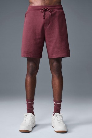 Burgundy Truffle Men Alo Yoga Chill Short | Australia 02471-XAZL