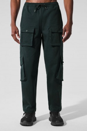 Charcoal Green Men Alo Yoga Northstar Cargo Pant | Australia 97638-XQHR