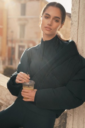 Charcoal Green Women Alo Yoga Stargazing Puffer Jacket | Australia 49126-TPIO