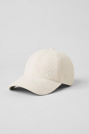 Cream Heather Men Alo Yoga Prestige Off-Duty Cap | Australia 06534-KVWM