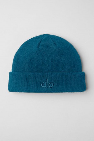 Eclipse Blue Men Alo Yoga Notable Beanie | Australia 60154-PIRL