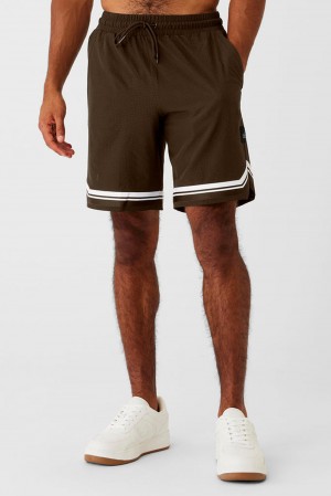 Espresso Men Alo Yoga 9" Traction Arena Short | Australia 08259-WETY