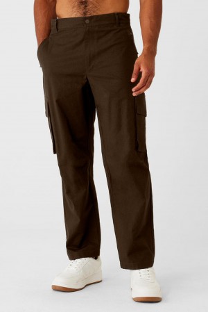 Espresso Men Alo Yoga Cargo Ripstop Pant | Australia 39071-DBLH