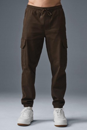 Espresso Men Alo Yoga Edition Sueded Jogger | Australia 95120-DXSW