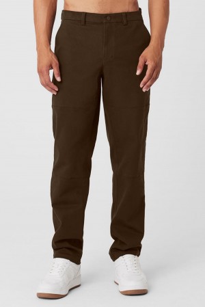 Espresso Men Alo Yoga Edition Sueded Pant | Australia 93480-FJQM