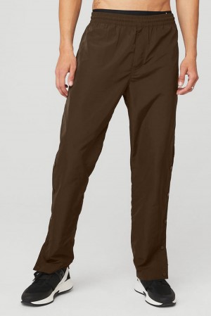 Espresso Men Alo Yoga Legend Snap Pant | Australia 15023-BTXE