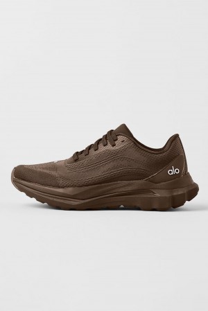 Espresso Men Alo Yoga Runner | Australia 26583-ZHXN