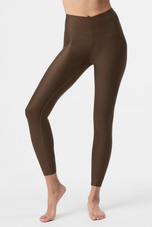 Espresso Women Alo Yoga Airlift Strength Extreme High-Waist 7/8 Legging | Australia 32759-QCGD