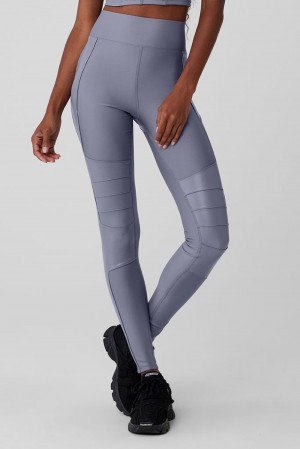 Fog Women Alo Yoga Airlift Winter Warm High-Waist Supermoto Legging | Australia 45728-HXUK