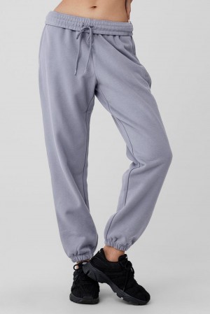 Fog Women Alo Yoga Cuffed Renown Heavy Weight Sweatpant | Australia 73264-ATCV