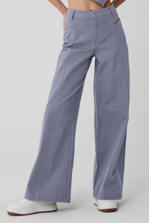 Fog Women Alo Yoga High-Waist Risk Taker Pant | Australia 61238-YUWO