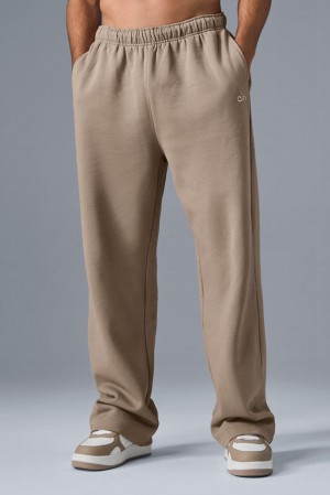 Gravel Men Alo Yoga Accolade Straight Leg Sweatpant | Australia 24853-LYMK