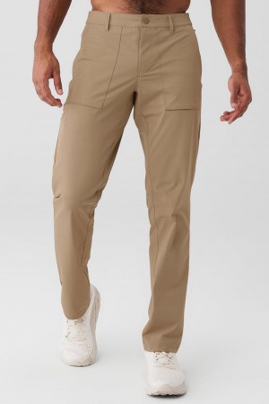Gravel Men Alo Yoga Block Pant | Australia 67954-HBLZ
