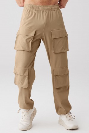 Gravel Men Alo Yoga Cargo Venture Pant | Australia 37180-DLWN