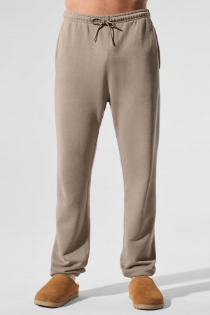 Gravel Wash Men Alo Yoga Chill Vintage Wash Sweatpant | Australia 46279-SAEJ