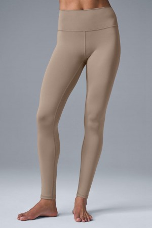 Gravel Women Alo Yoga High-Waist Airlift Legging | Australia 34509-RQWL