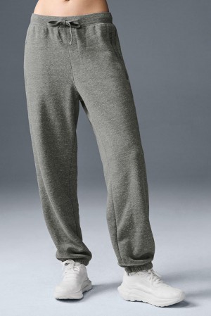 Grey Triblend Women Alo Yoga Triumph Restore Sweatpant | Australia 86571-VCOY