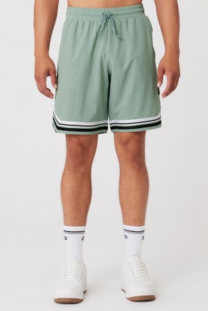 Icy Sage Men Alo Yoga 9" Traction Arena Short | Australia 78356-JMXK