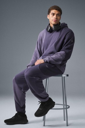 Italian Plum Tonal Men Alo Yoga Make Waves Sweatpant | Australia 12509-JRNB