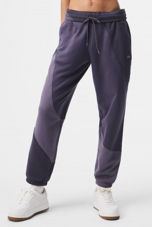 Italian Plum Tonal Women Alo Yoga Make Waves Sweatpant | Australia 31654-BTOQ