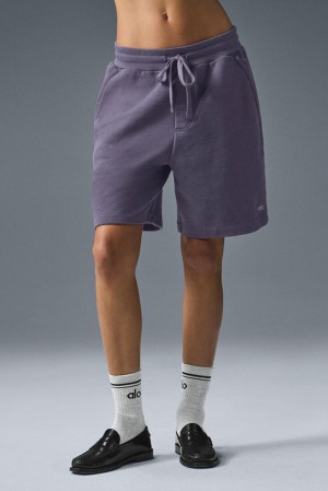 Italian Plum Women Alo Yoga Chill Short | Australia 08123-WNAO