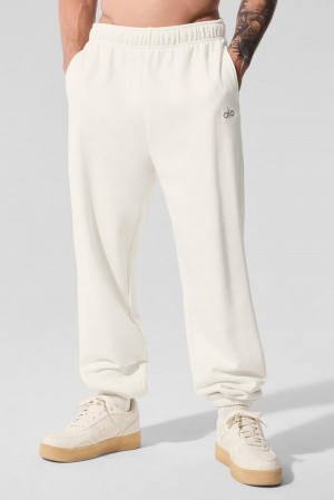 Ivory Men Alo Yoga Accolade Sweatpant | Australia 86473-ENFM