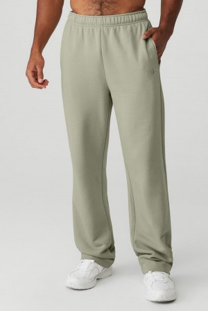 Limestone Men Alo Yoga Accolade Straight Leg Sweatpant | Australia 45179-MTQZ